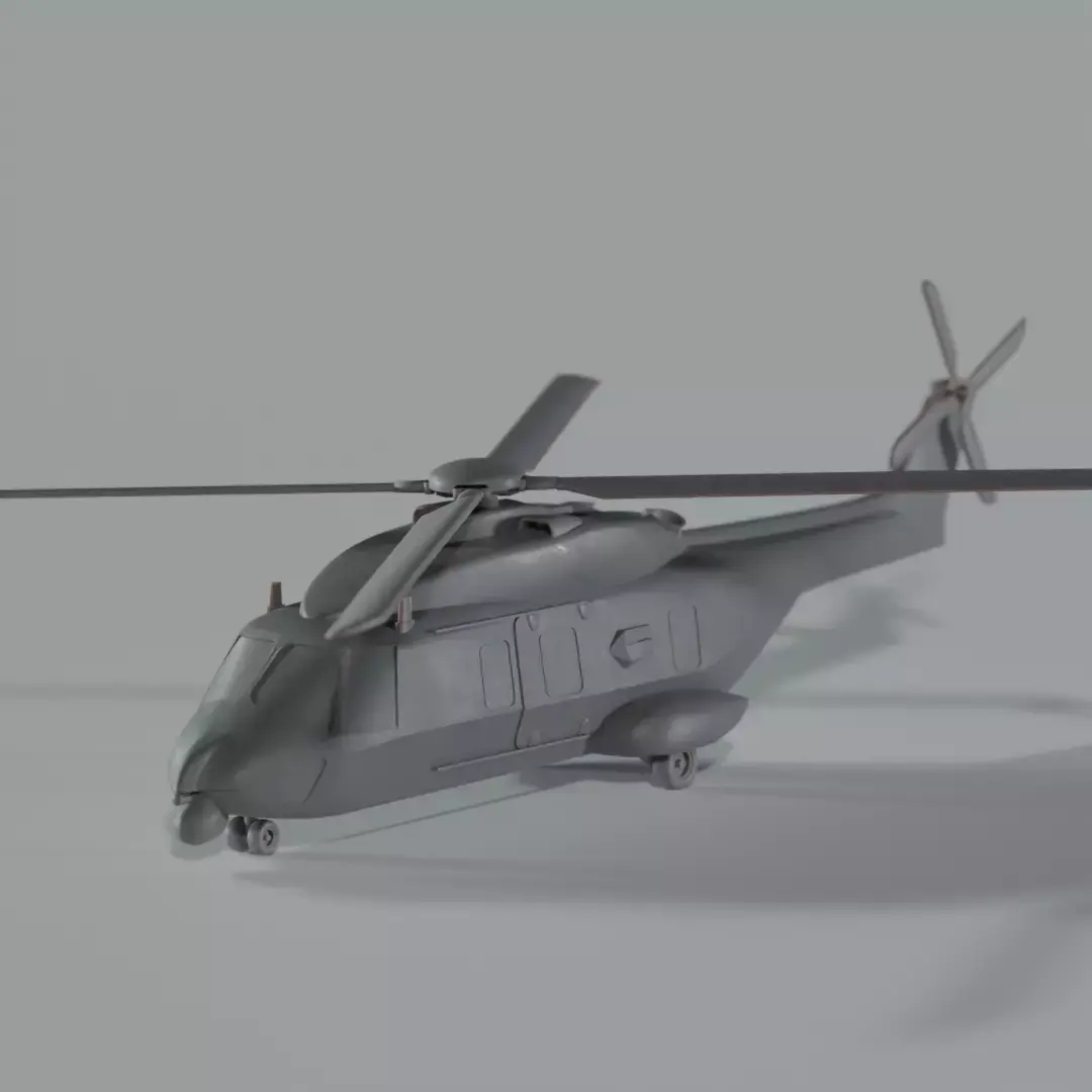 NH90 TTH army helicopter 3D print model