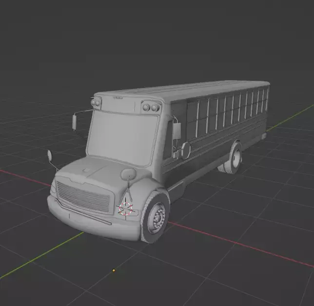 School Bus 3D model purchase