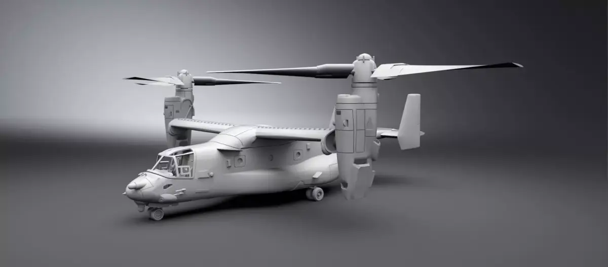 Bell Boeing V22 Osprey Scale model 3D print model