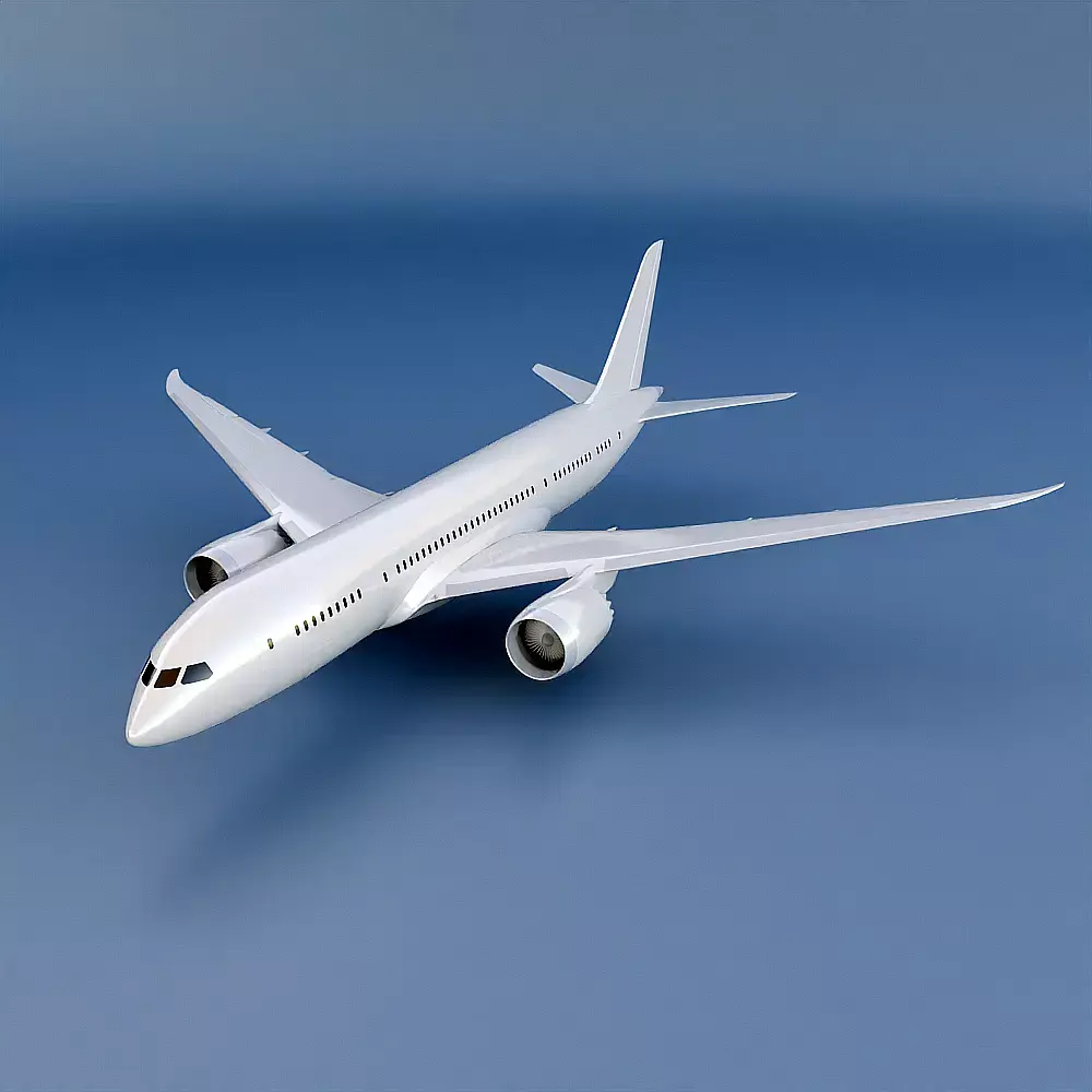 Boeing 787-8 dreamliner CAD 3d model 3D model