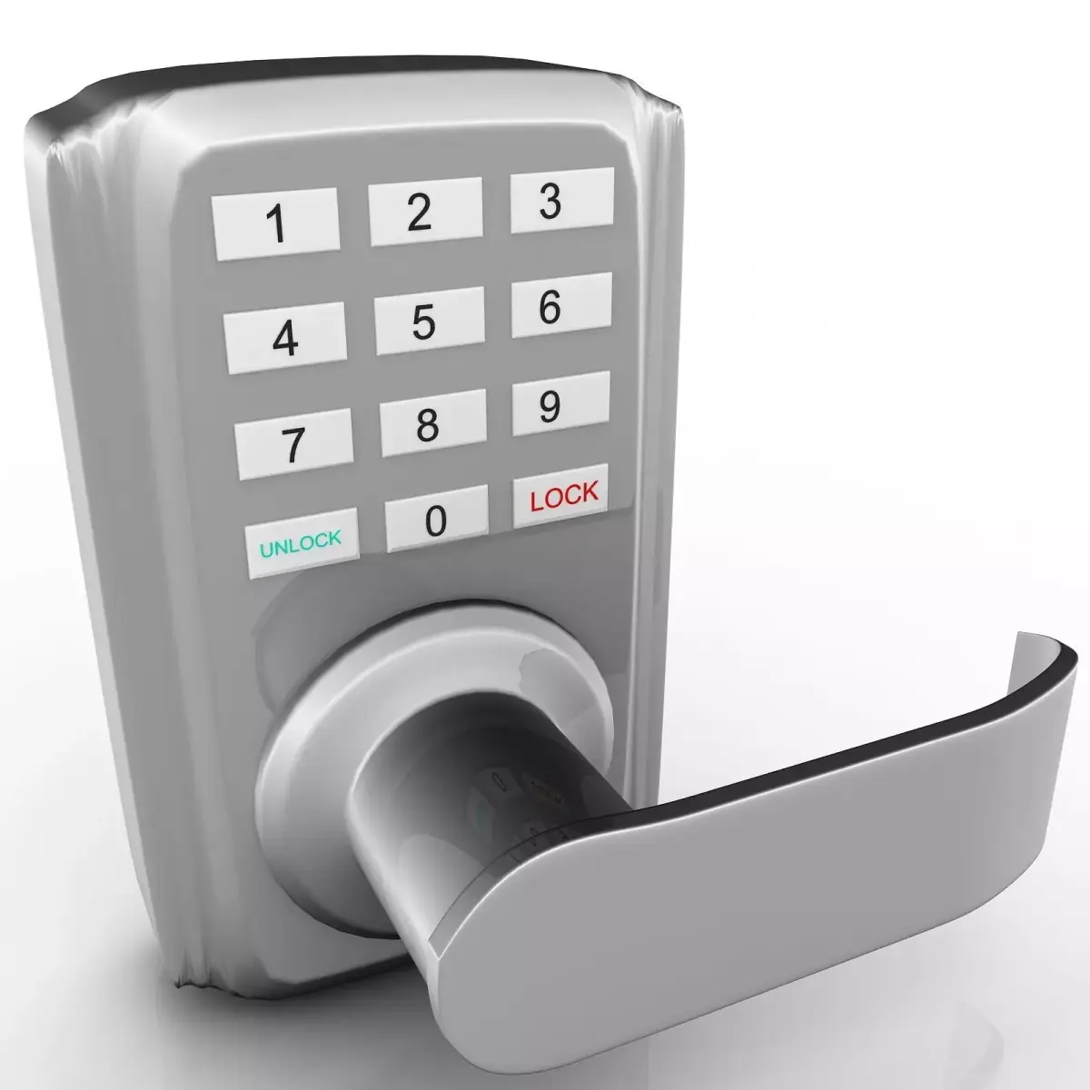 Keypad Door Lock 3D model