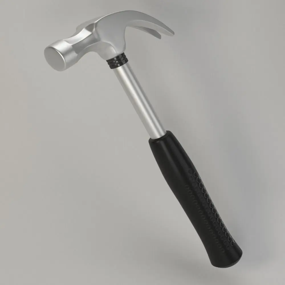 Steel Claw Hammer 3D model
