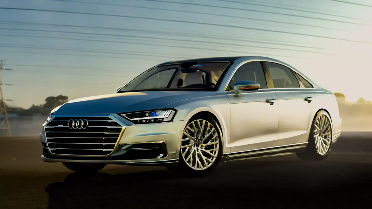 2017 Audi A8  Free 3D model