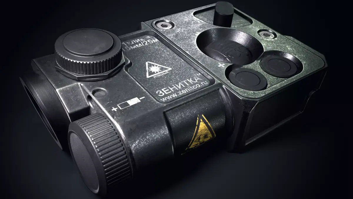 ZenitCo Perst 4 gen 2 dual red visible Low-poly 3D model