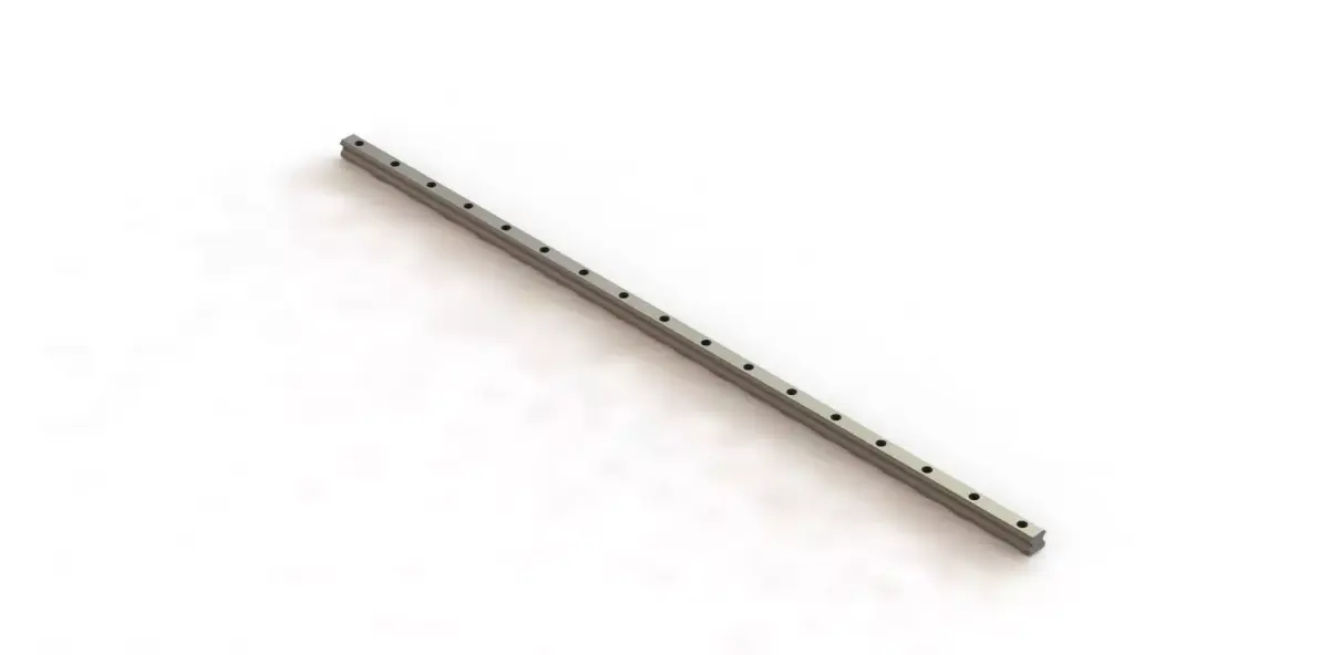 Guia Linear Hiwin HGH 25 Linear Guide 3D model