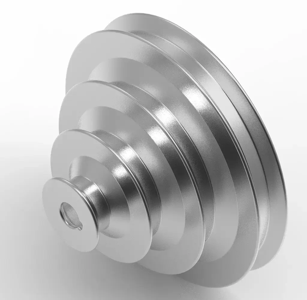 Step Cone Pulley 3D print model