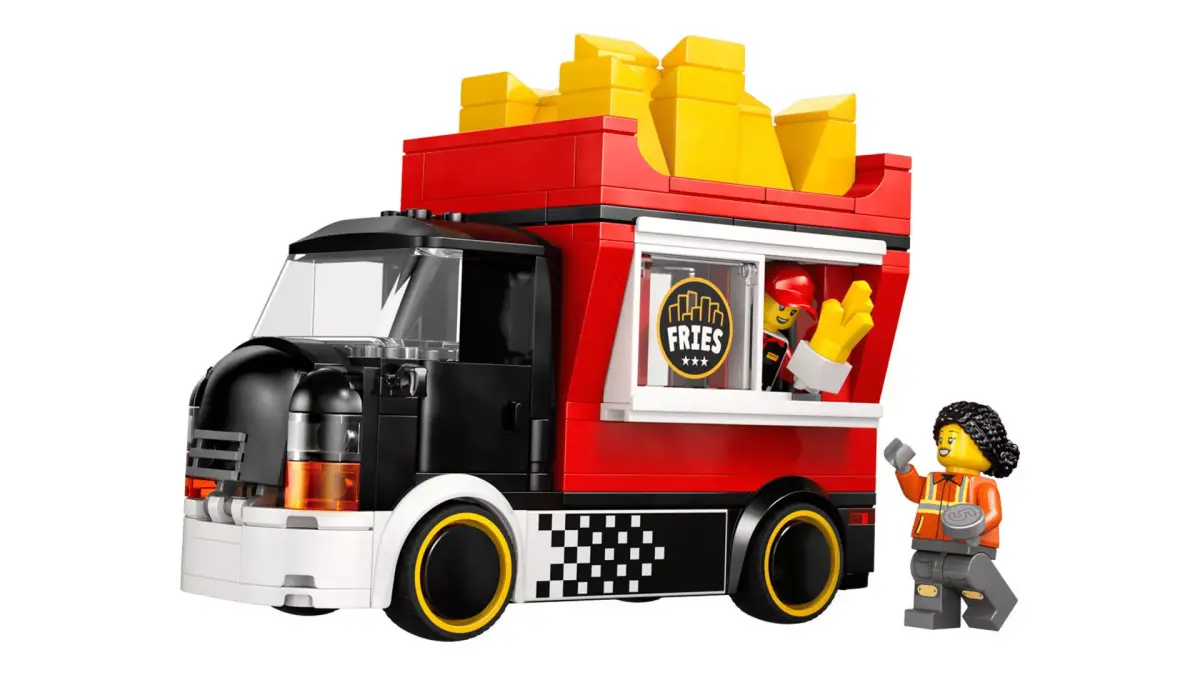TwindBricks3D - 60488 Fries Food Truck 3D print model