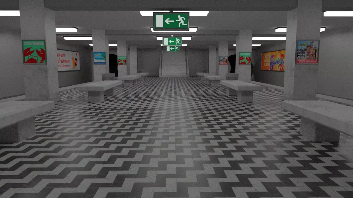 Subway Staion 3D model