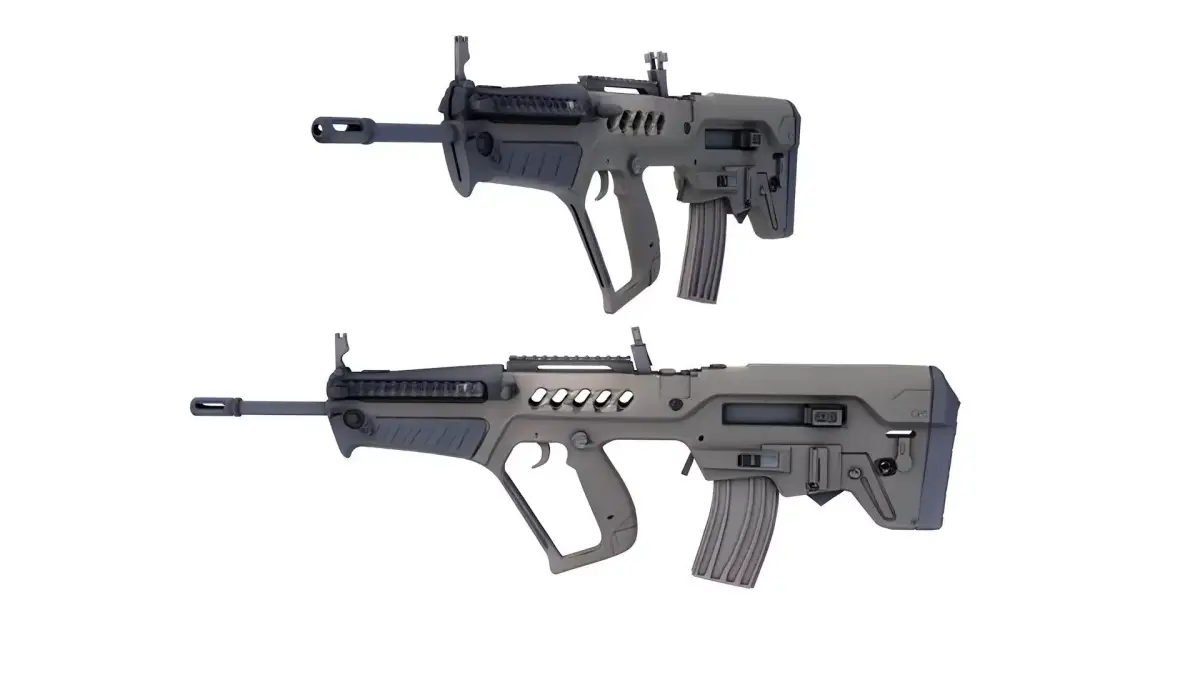 IMI Tavor TAR-21 3D model