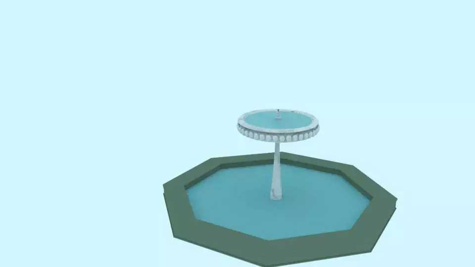Fountain 3D model