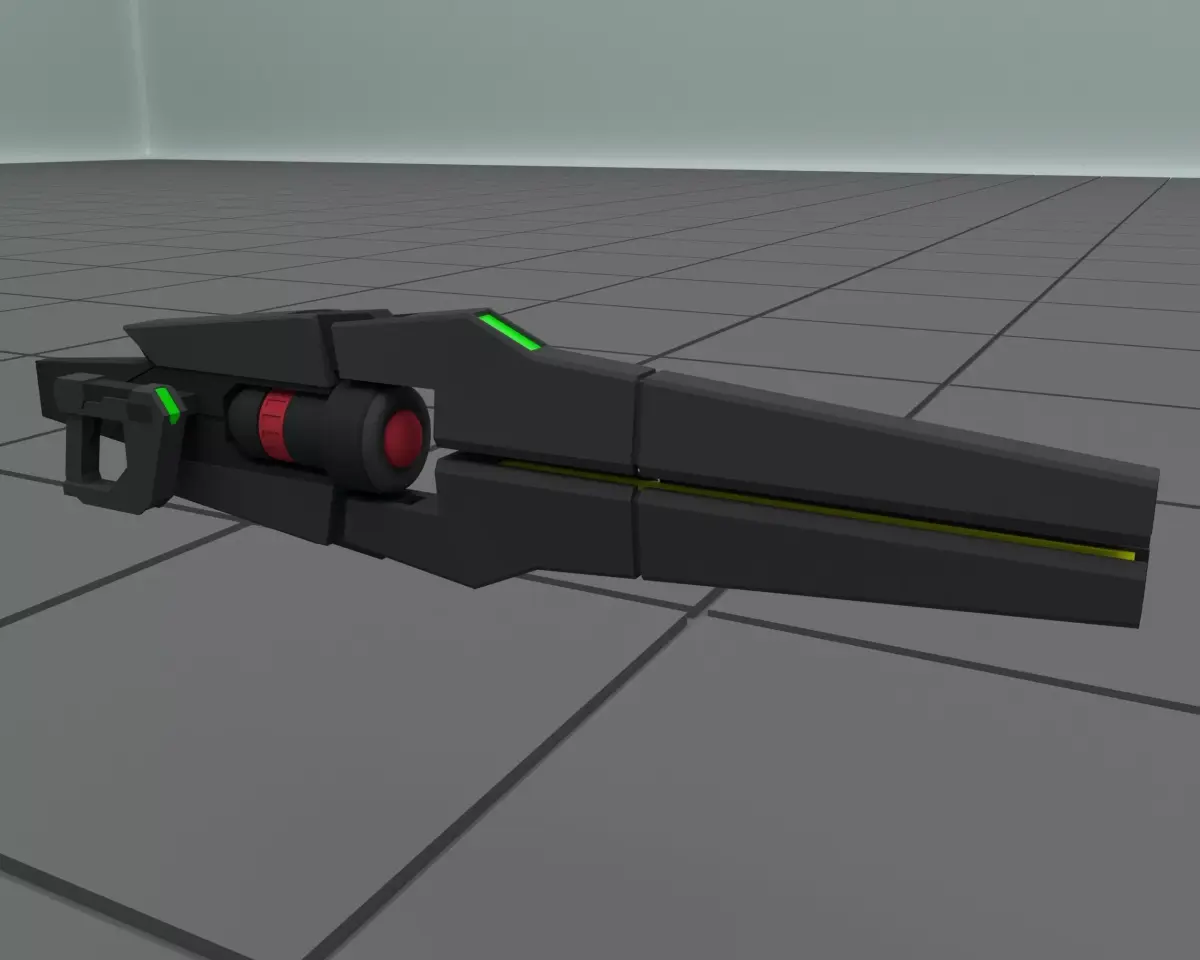 Prototype GN Mega Launcher Parts Model 3D Print 3D print model
