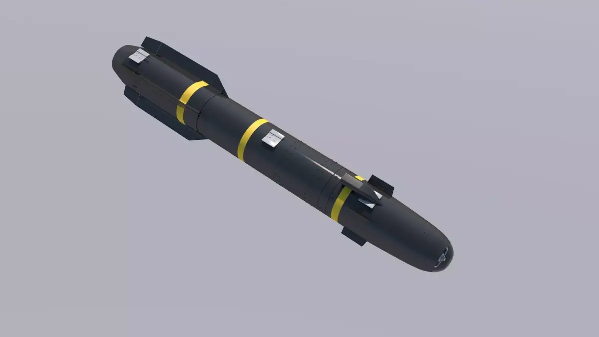AGM-114R Hellfire II 3D model