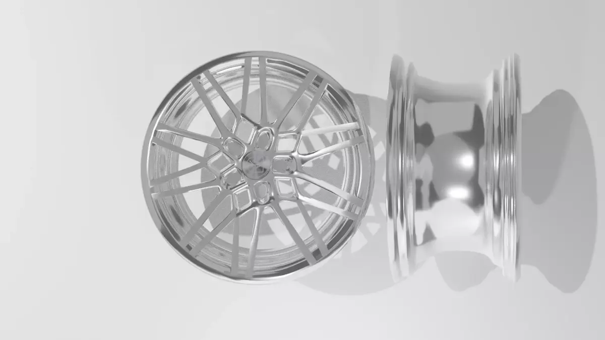 Car Rim  Low-poly 3D model