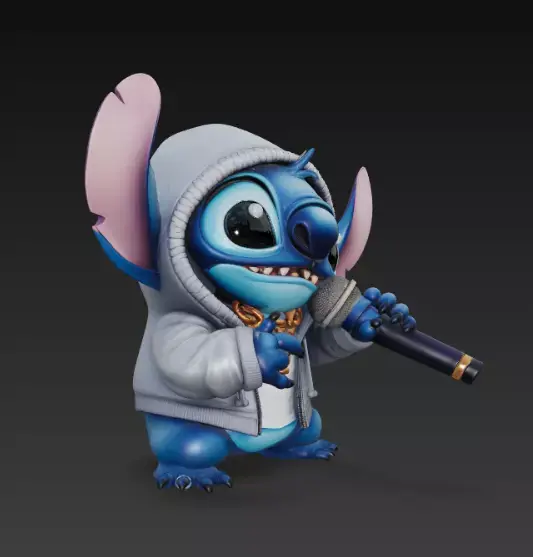 Stitch - Rap 3D print model