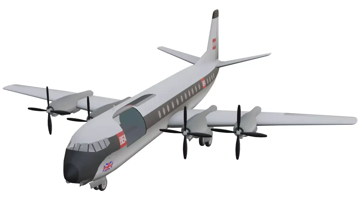 Vickers Vanguard Low-poly 3D model purchase