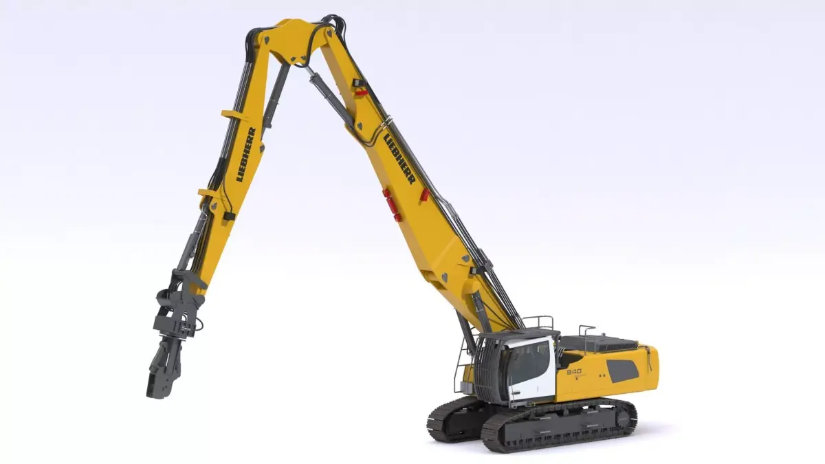 Liebherr Crawler Excavator R 940 Demolition Litronic 3D model