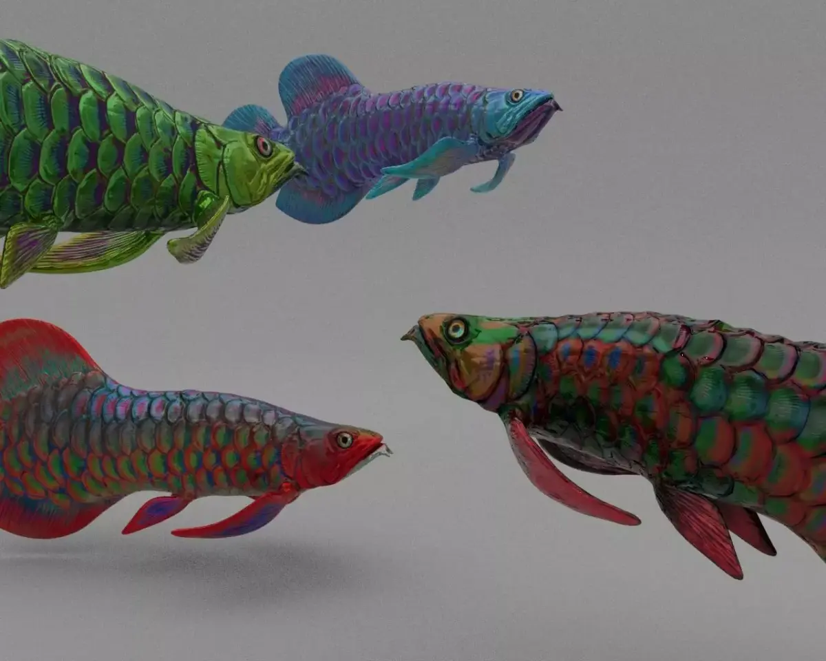 Dragon  Fish 3D model