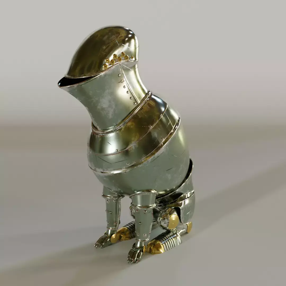 Dog Armor Medium Poly High Res Textures 3D model