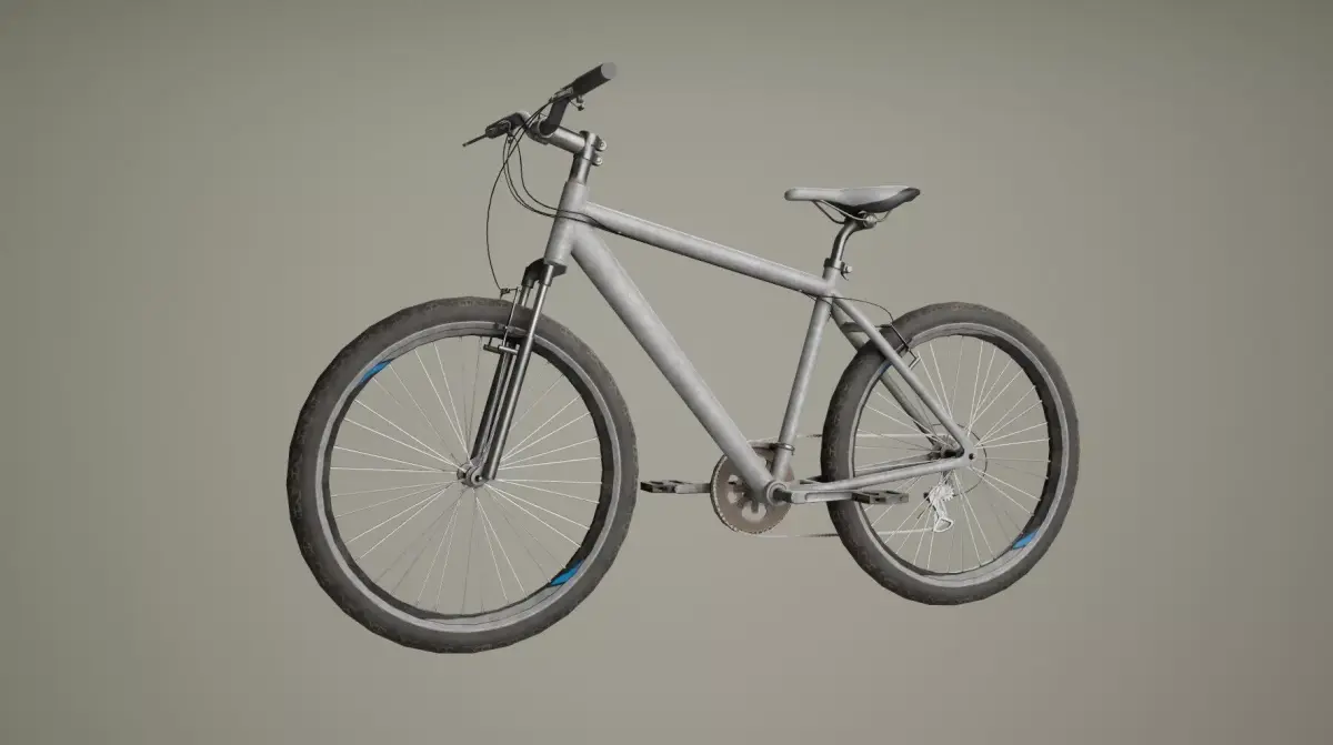 Bike 01 Low-poly 3D model purchase