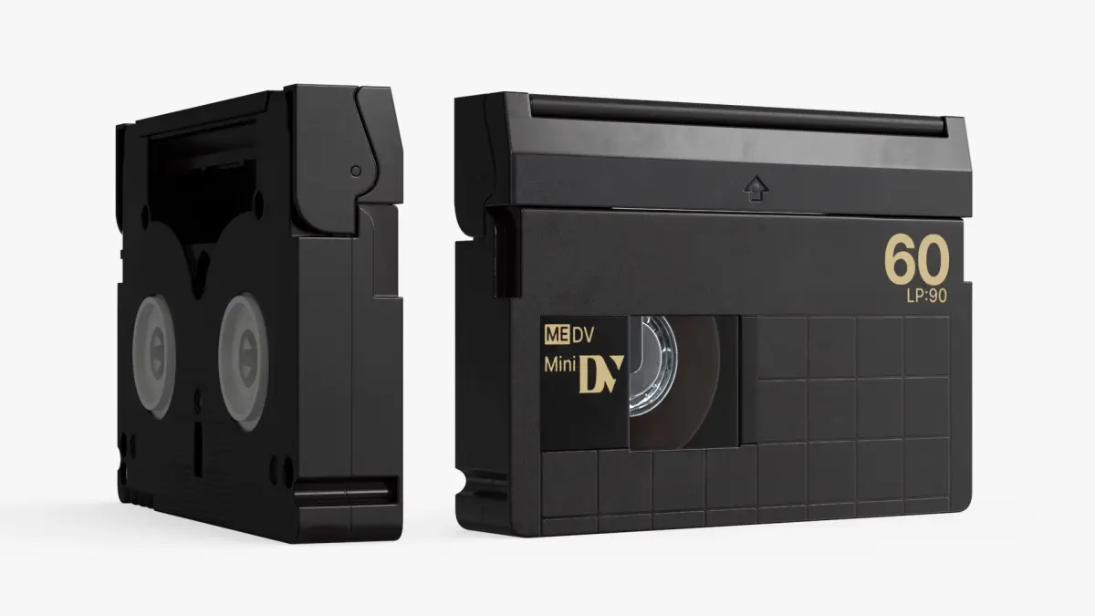 Compact MiniDV Tape 3D model
