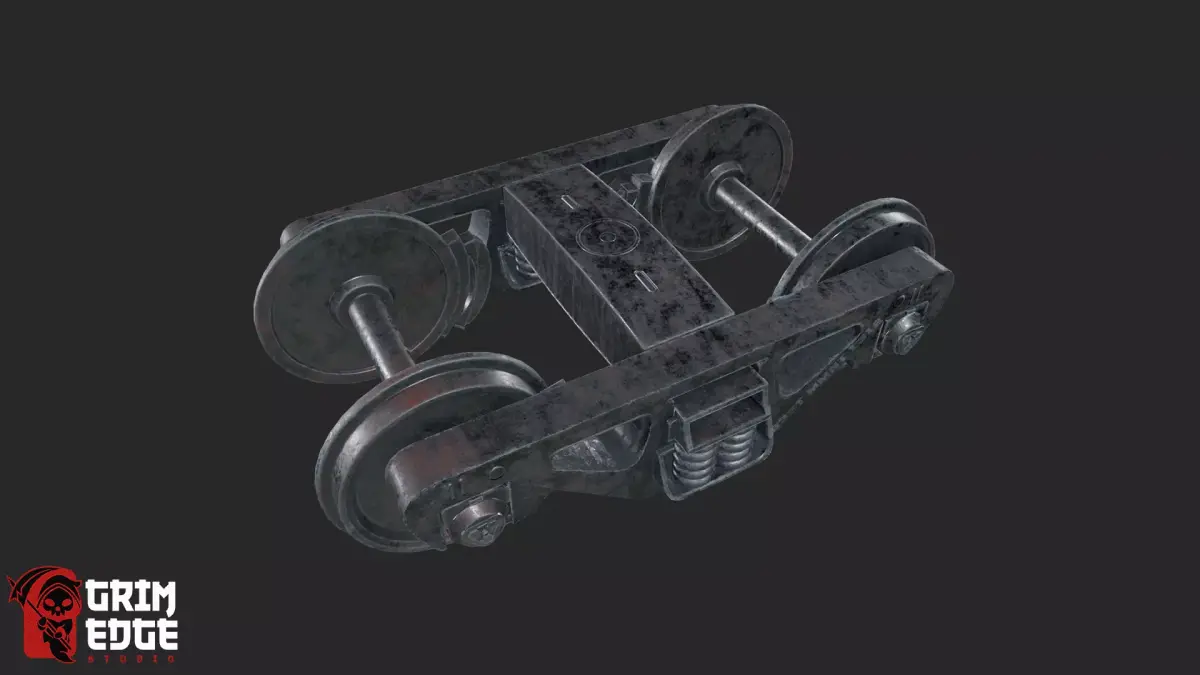 Train Wheel 3D model