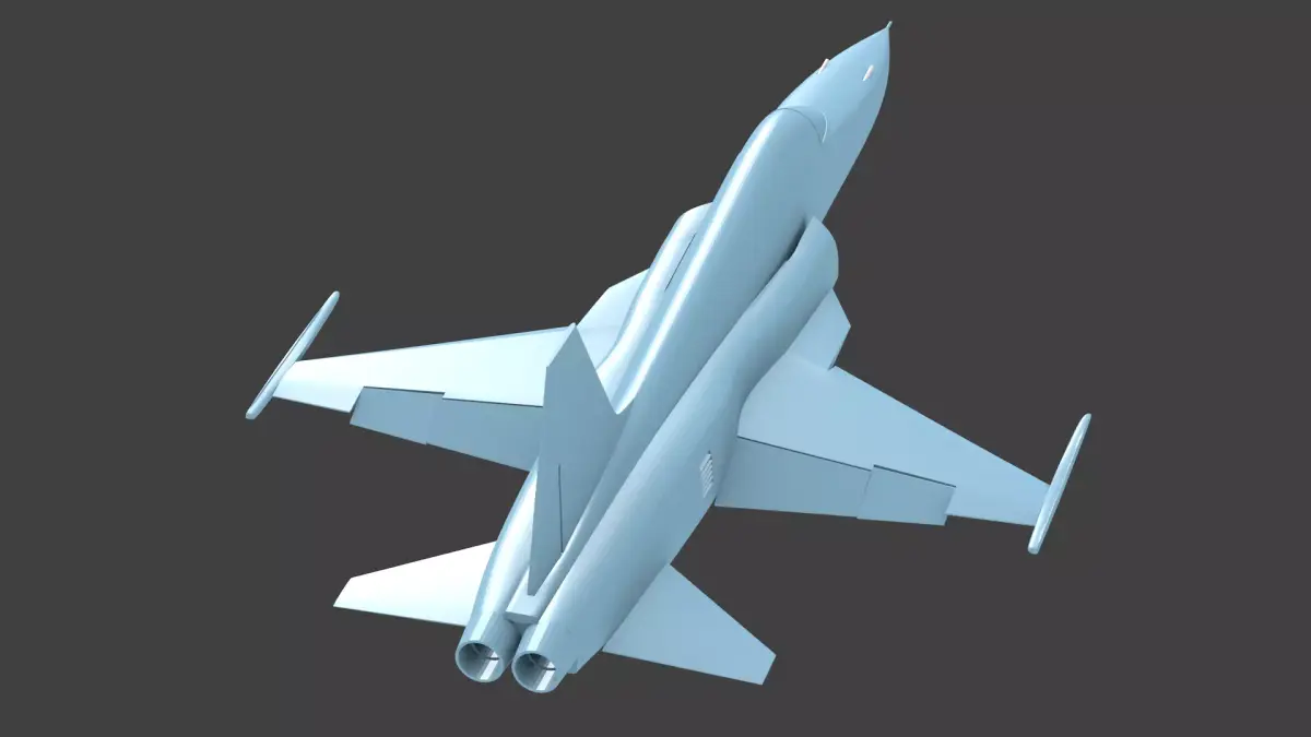 F-5E  TigerII  topgun mig-28 3D print model
