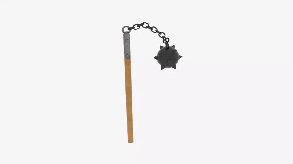 One Ball Flail  Low-poly 3D model