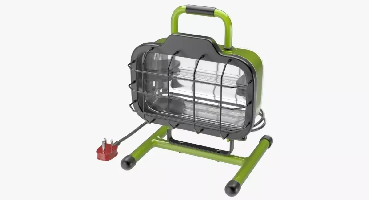 Halogen Work Light 1 3D model