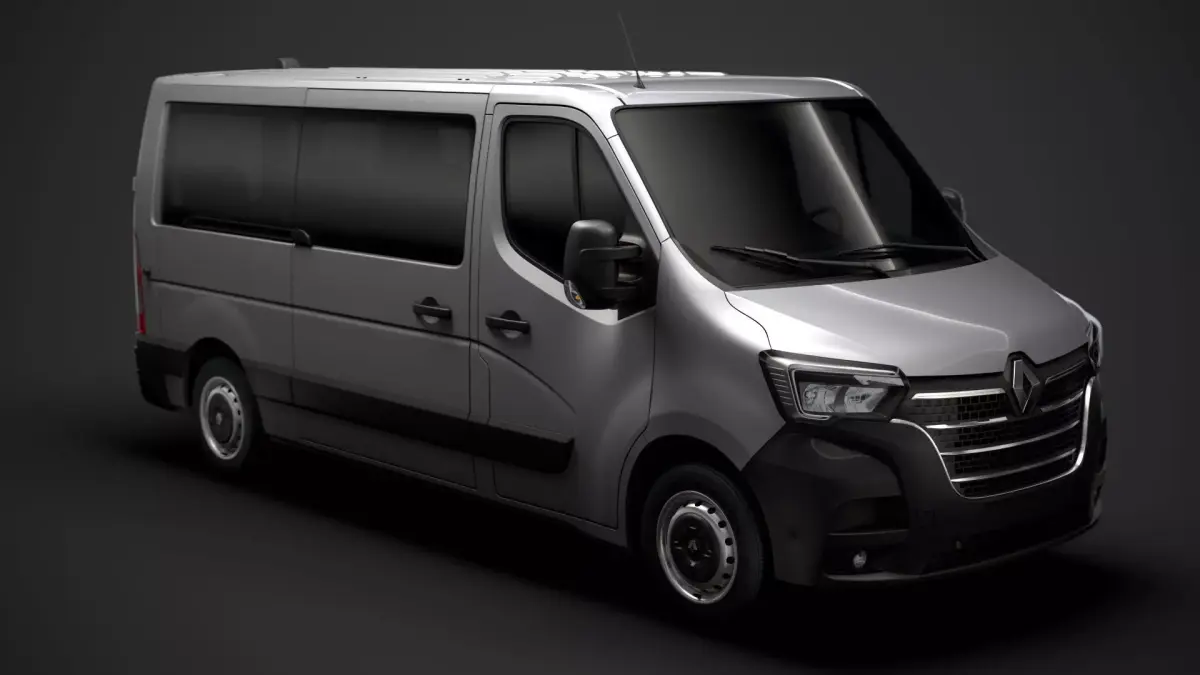 Renault Master L2H1 WindowVan 2020 3D model