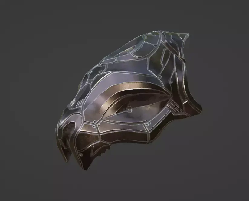 Low-poly Robot dinosaur Low-poly 3D model