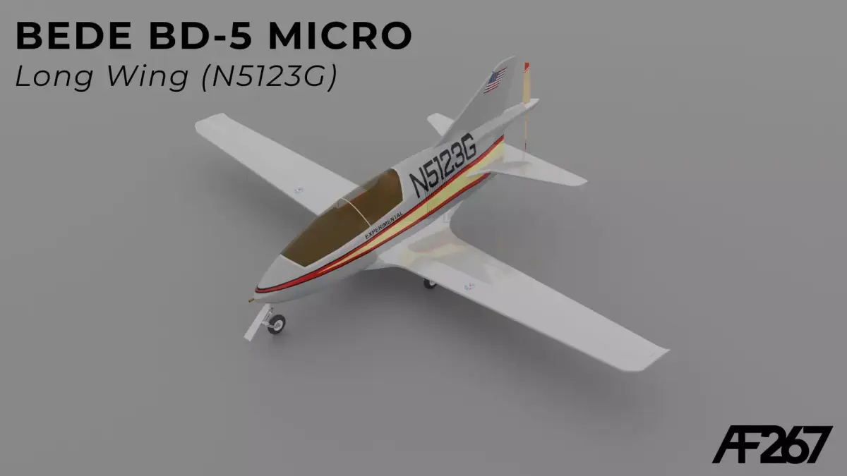 Bede BD-5 Micro 3D model