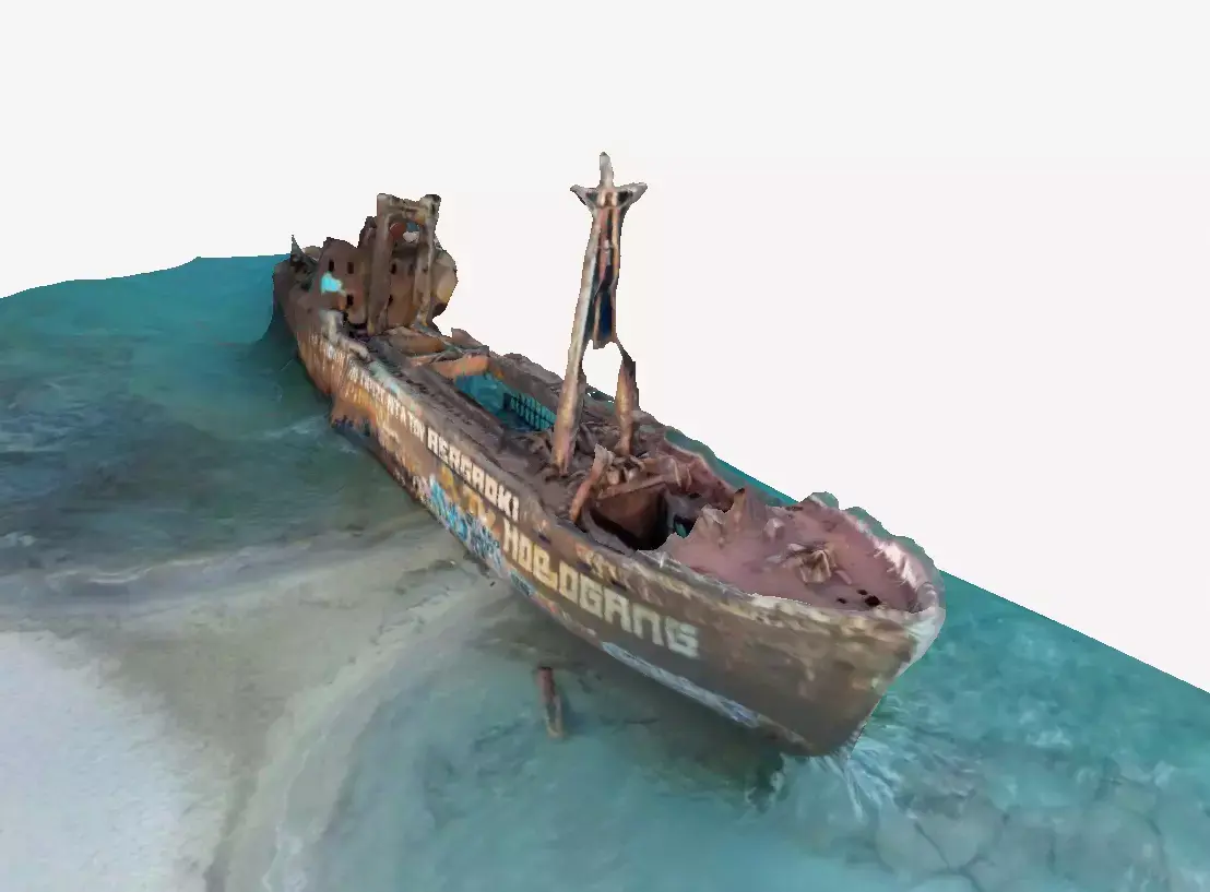 MS Klintholm Dimitrios Shipwreck 3D Scan 3D model