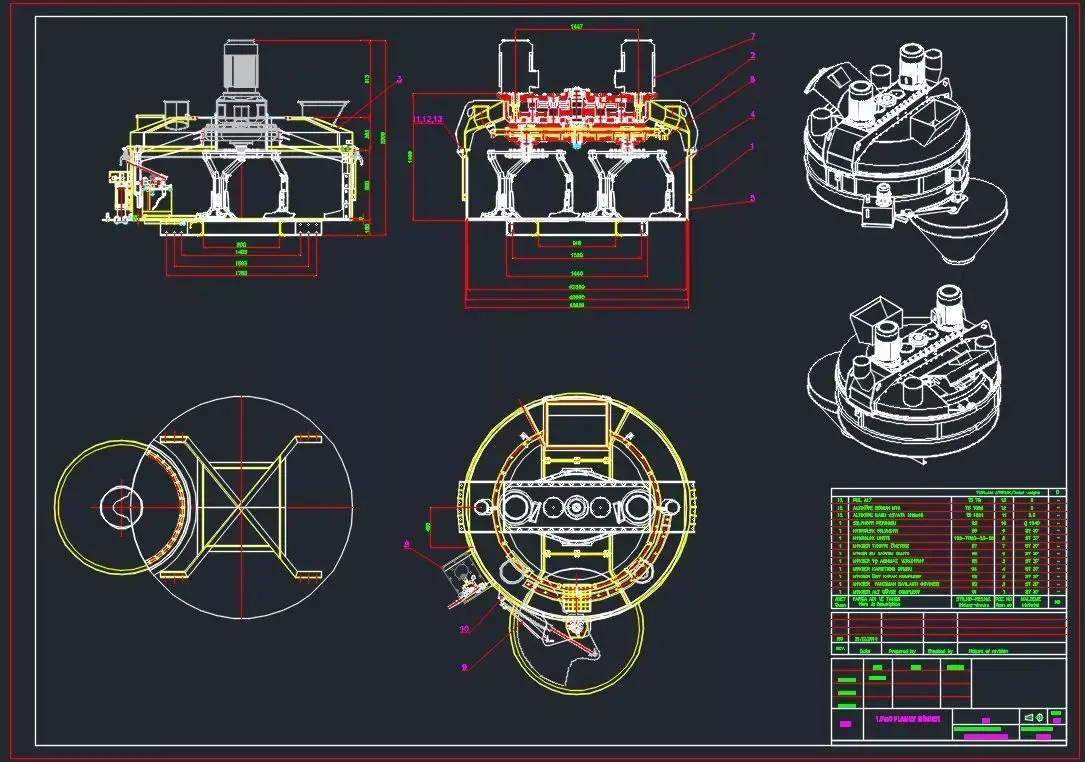 Planetary Mixer 3D model purchase