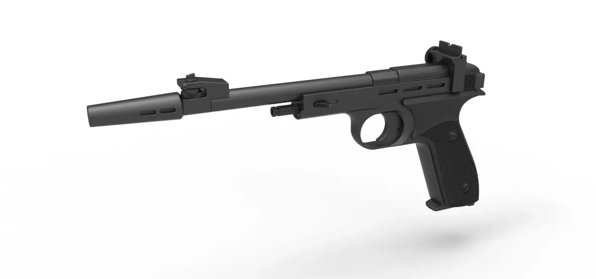 Blaster pistol CDEF from Star Wars 3D model