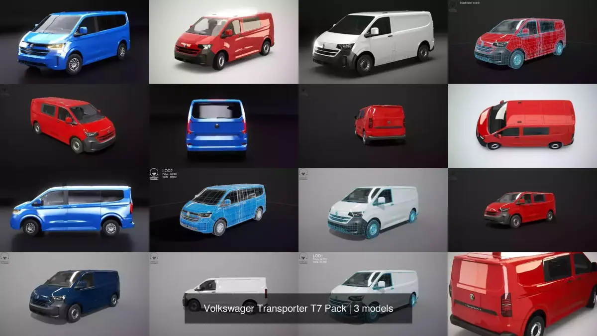 Volkswager Transporter T7 Pack