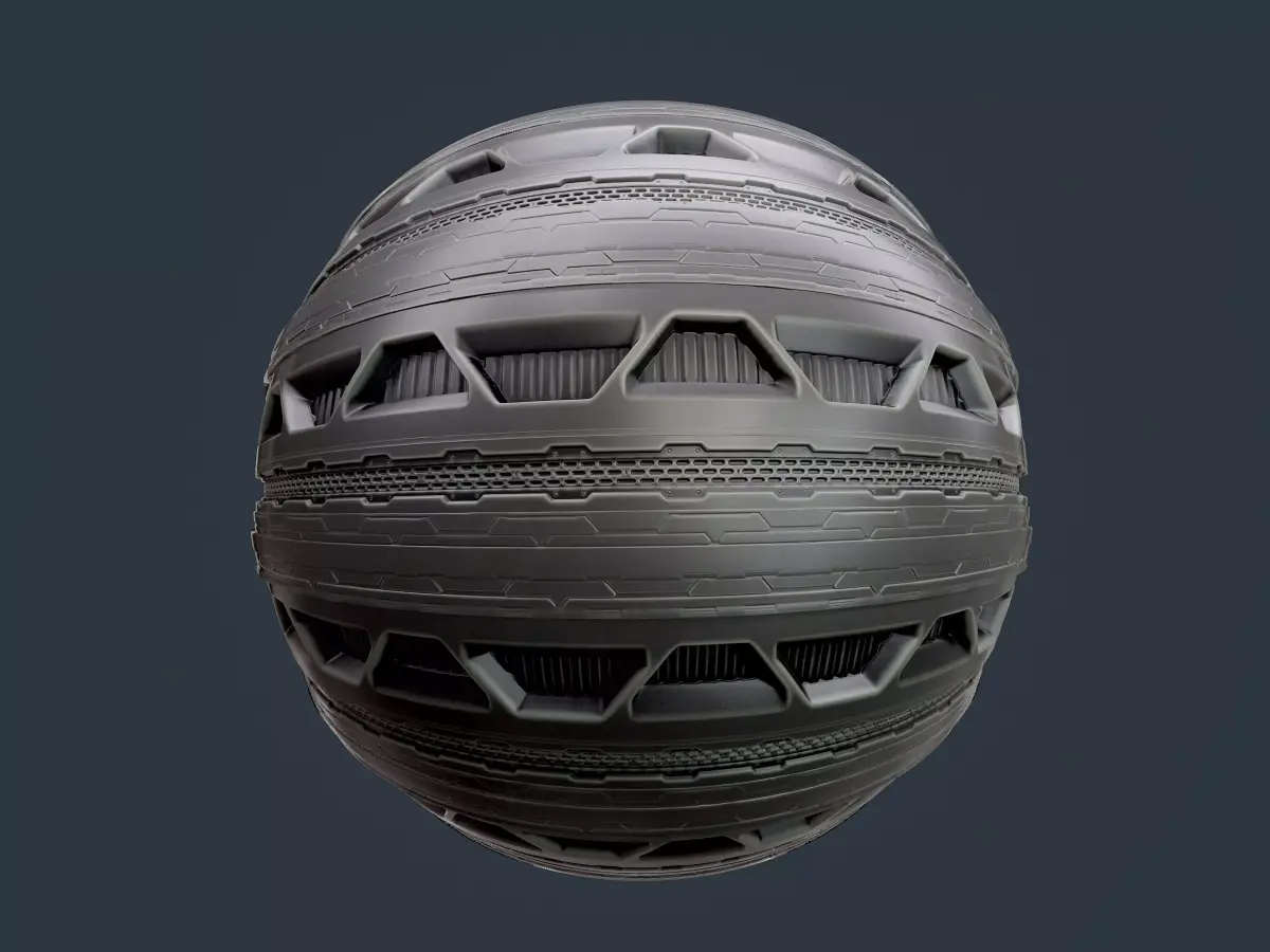 Sci-Fi Military Seamless PBR Texture 107 Texture