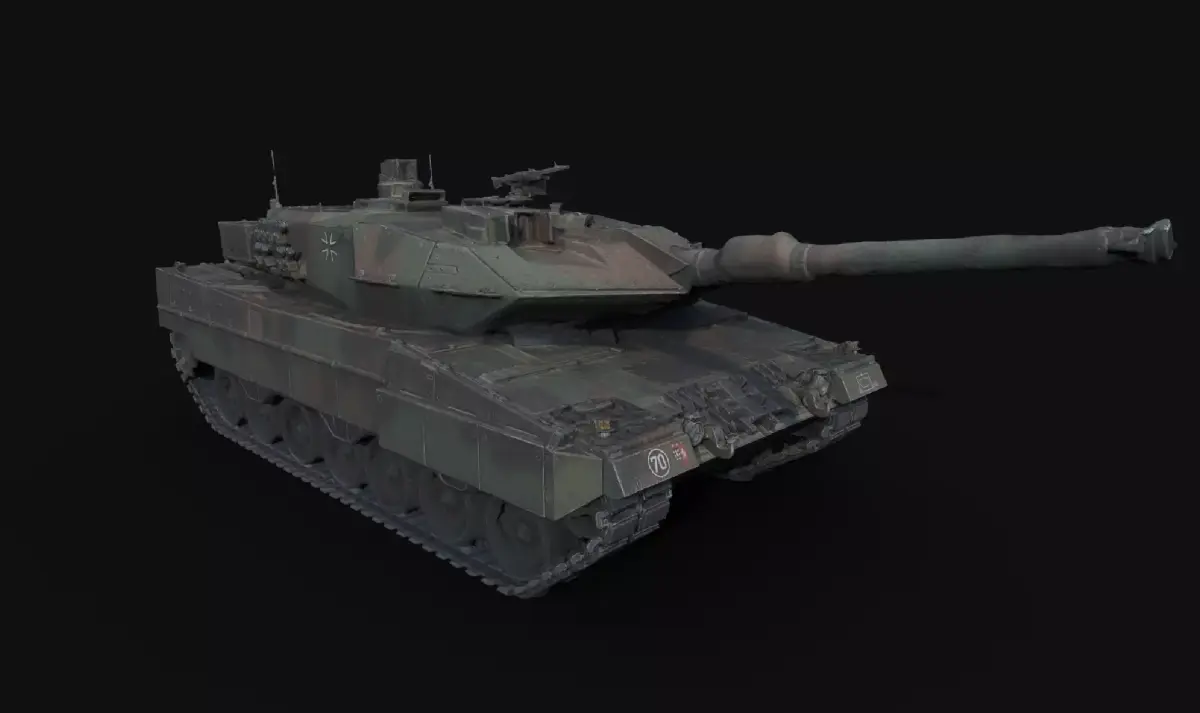 Leopard 2A5 HQ 3D scan 3D model