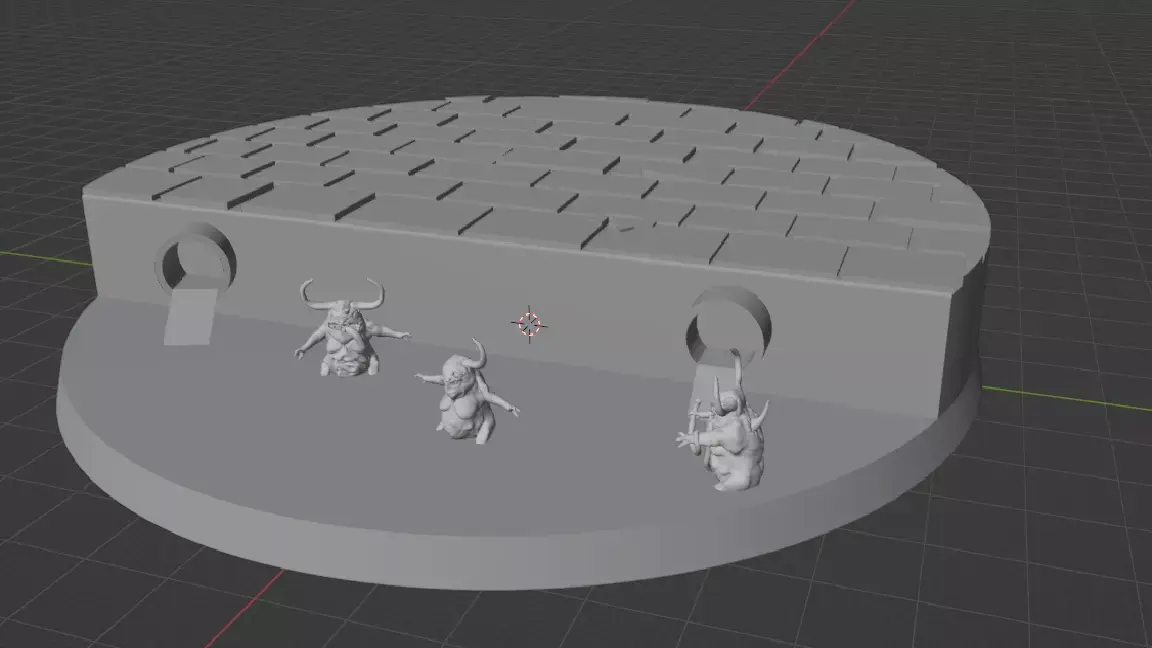 130 mm base for nergle 3D model
