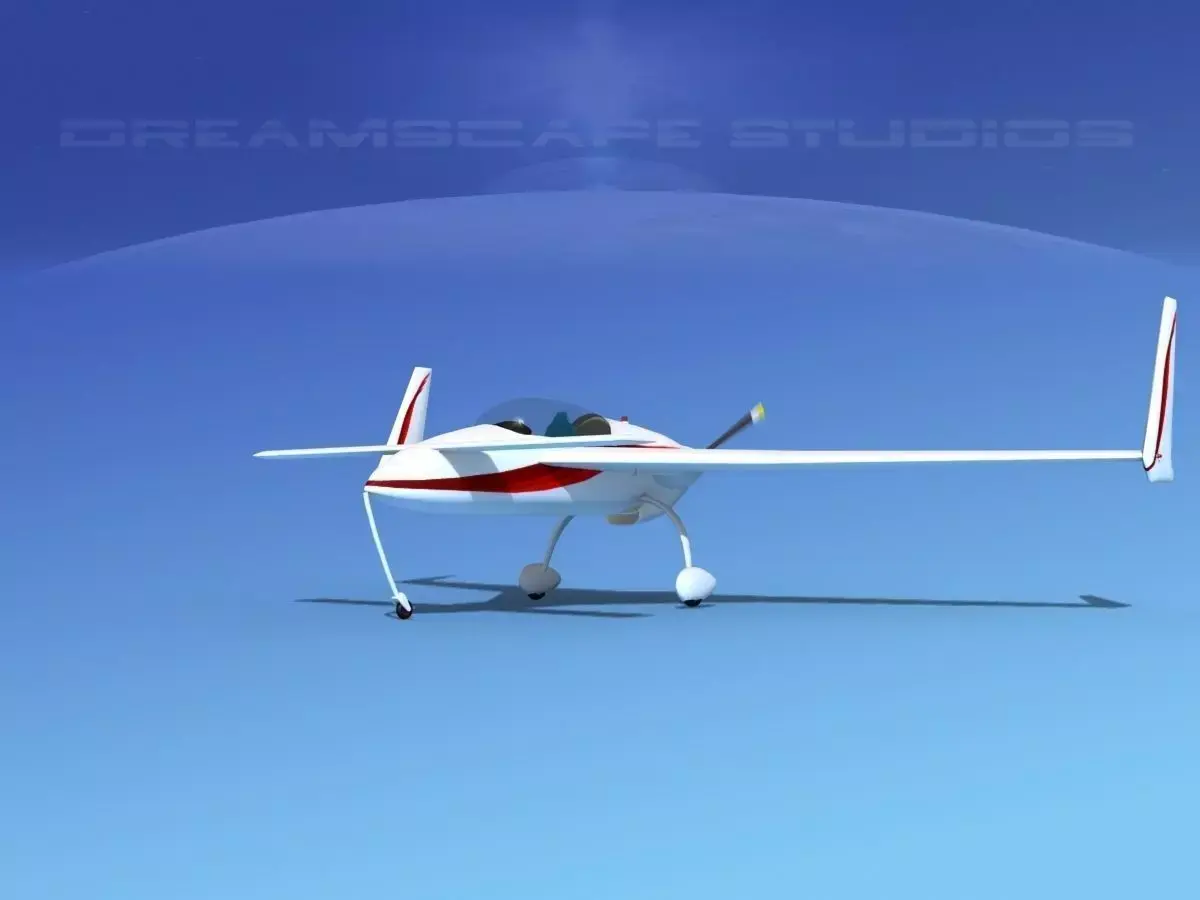 Rutan VariEze V12 3D model