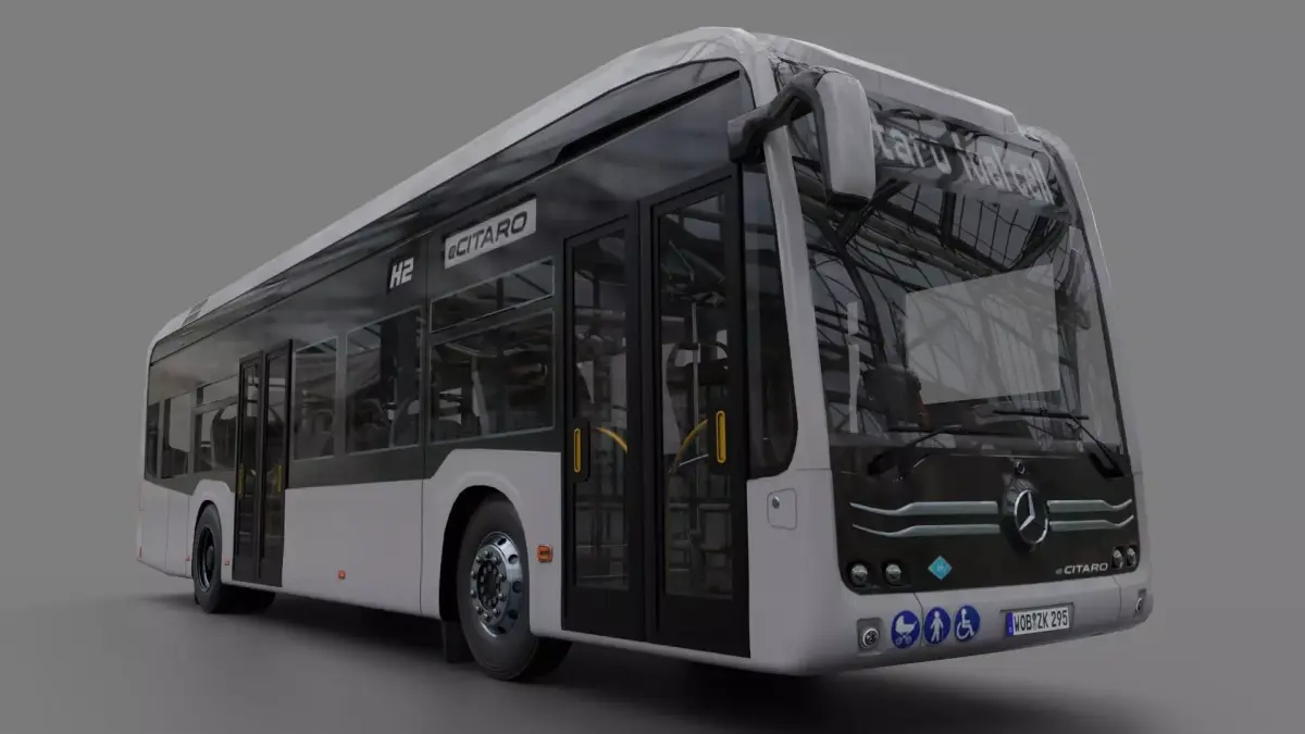 Mercedes eCitaro 2019 MID-POLY 3D model
