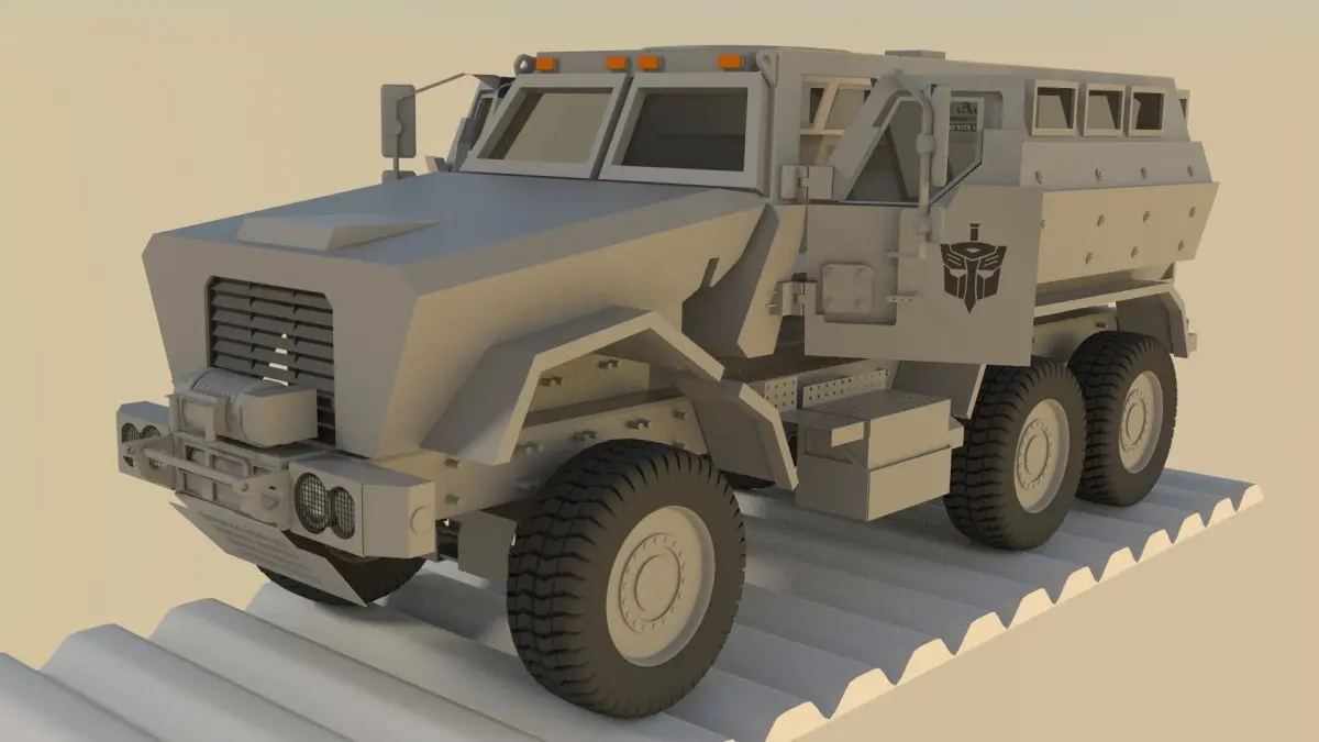 caiman mrap 3D model