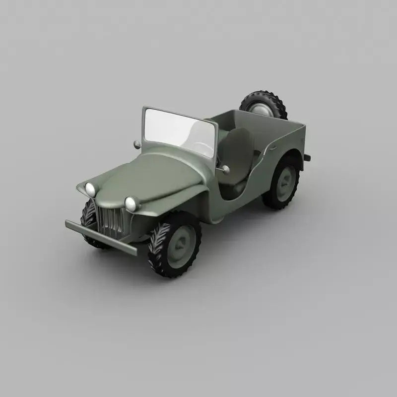 Bantam BRC Jeep 3D model