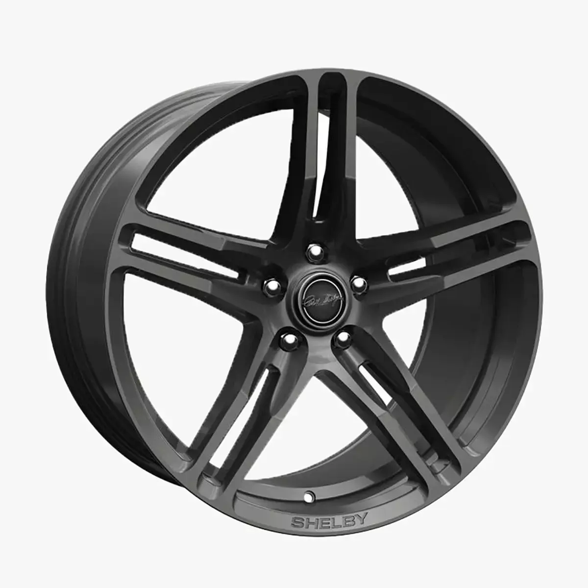 Carroll Shelby Wheel Company CS14 Wheel Gloss Gunmetal Mustang 3D model