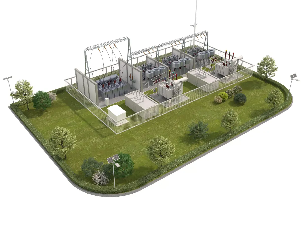 ELECTRICITY SUB STATION 3D model purchase