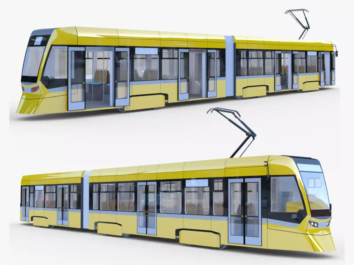 Tram Stadler 3D model