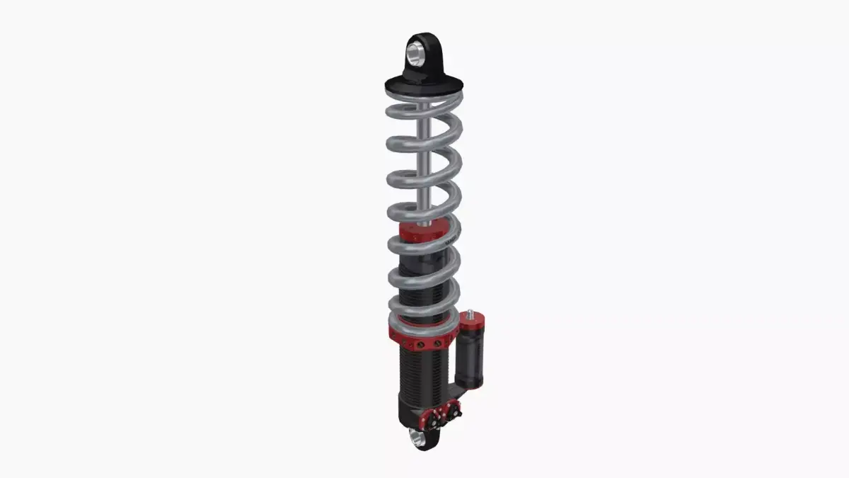 QA1 MOD Series coilovers Low-poly 3D model