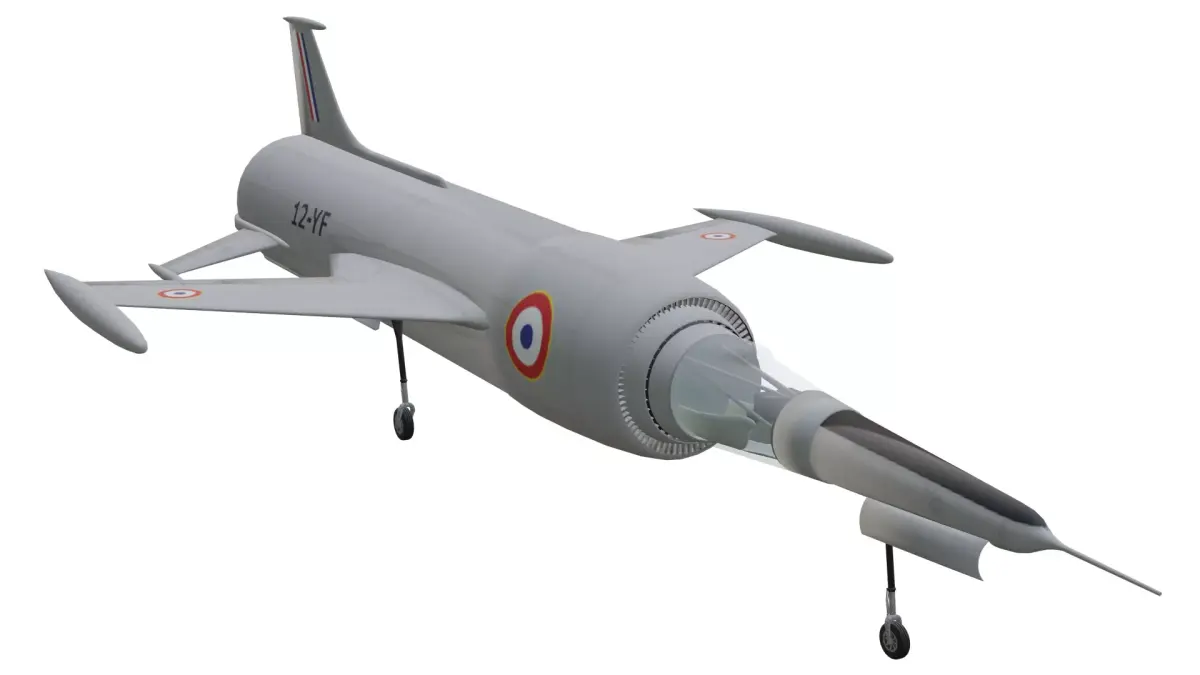 Leduc 022 Low-poly 3D model