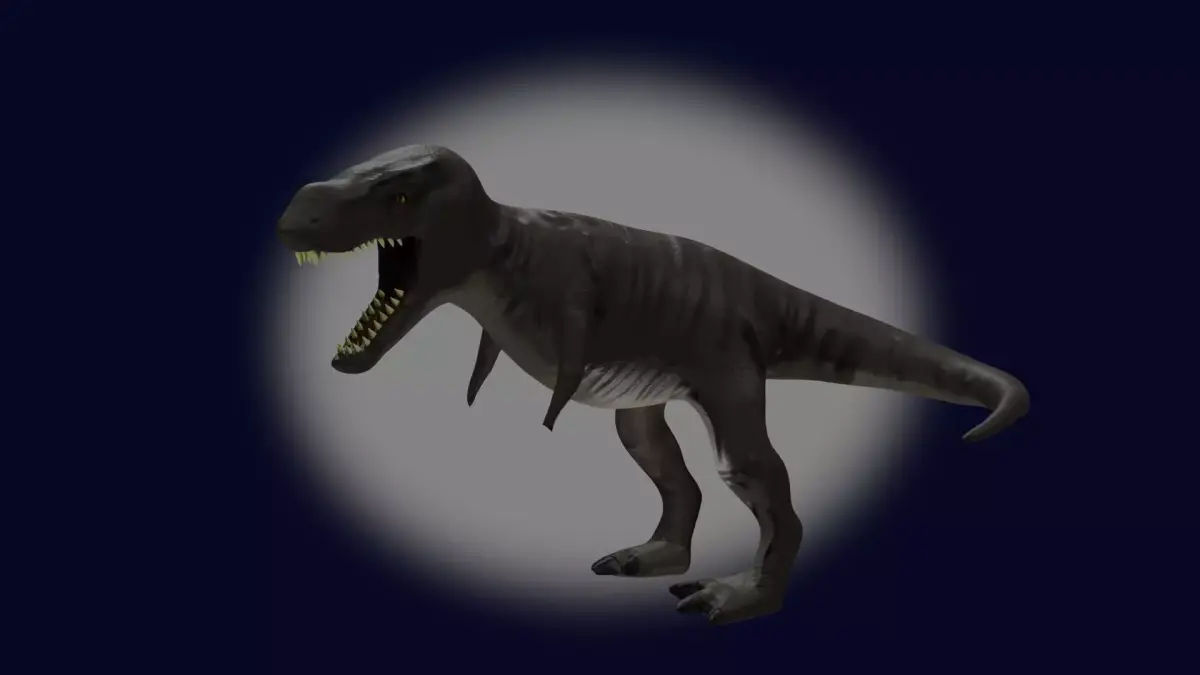 Low poly  tyrannosaurus rex 4k Low-poly 3D model