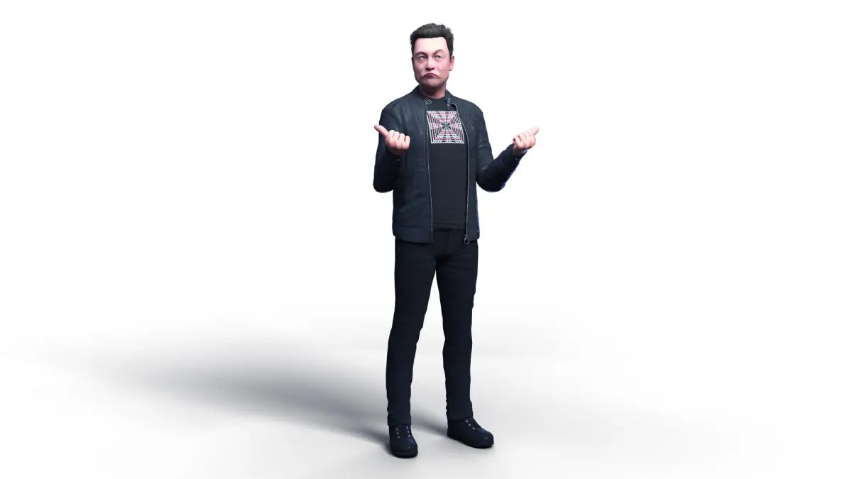 Elon Musk 3D model