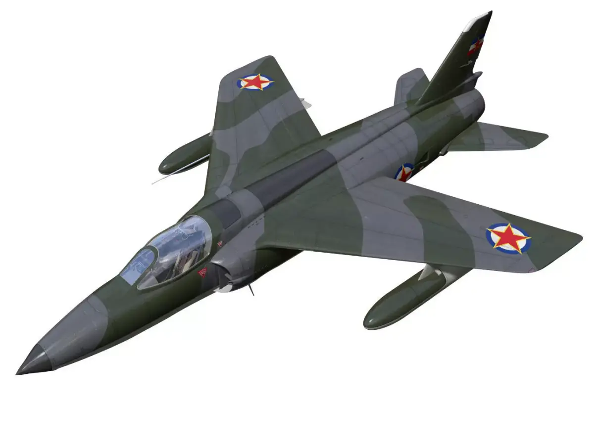 Folland gnat F1 3D model get